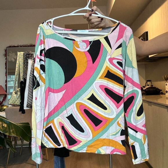 Emilio Pucci Longsleeve Top - Picture 1 of 4